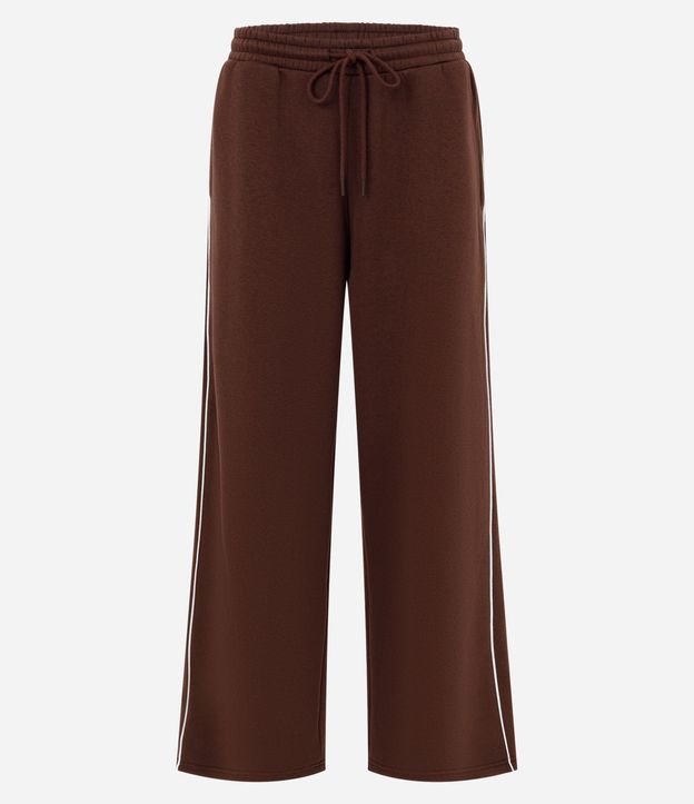 Pantalón de Algodón con Rayas Laterales Contrastantes 5