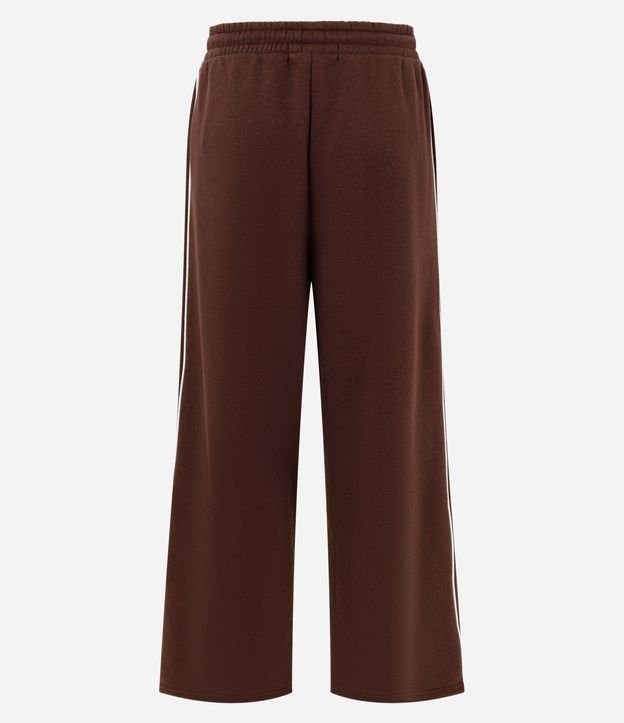 Pantalón de Algodón con Rayas Laterales Contrastantes 6