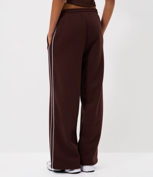 Pantalón de Algodón con Rayas Laterales Contrastantes 4