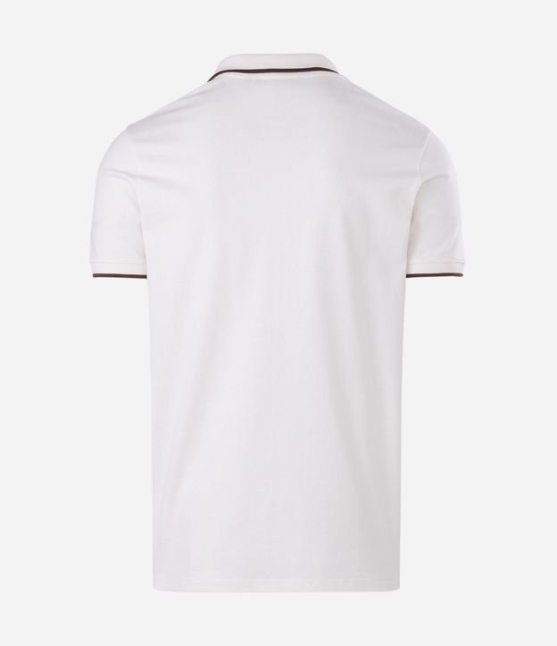 Camisa Polo Manga Corta con Detalle Contrastante 6