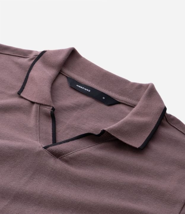 Camisa Polo Manga Corta con Detalle Contrastante 8