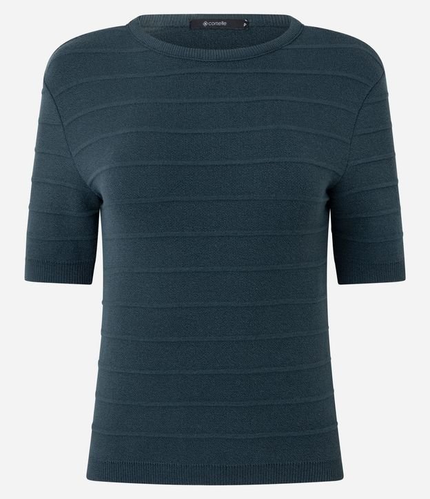 Blusa en Punto con Lineas Texturizadas 5