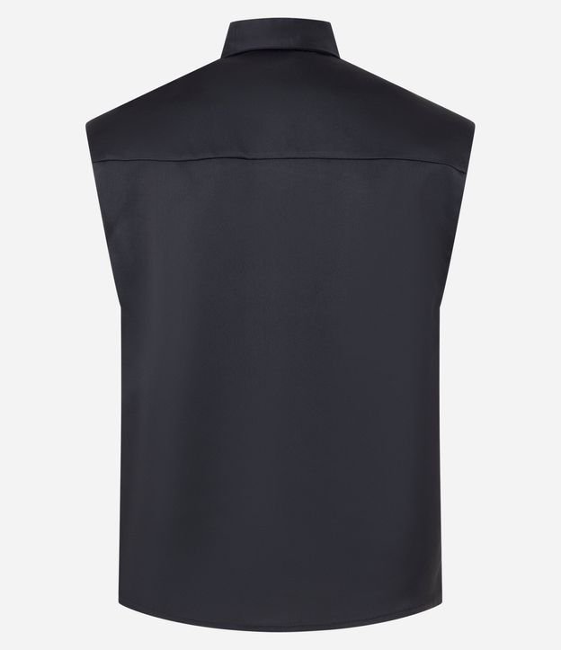 Camisa Satinada con Hombreras 6