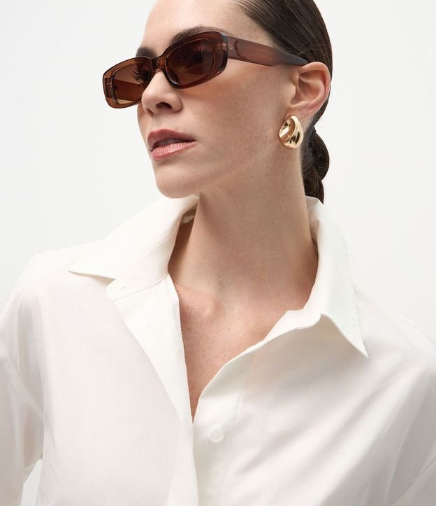 Camisa Peplum en Tricolina con Pliegues Delanteros 3