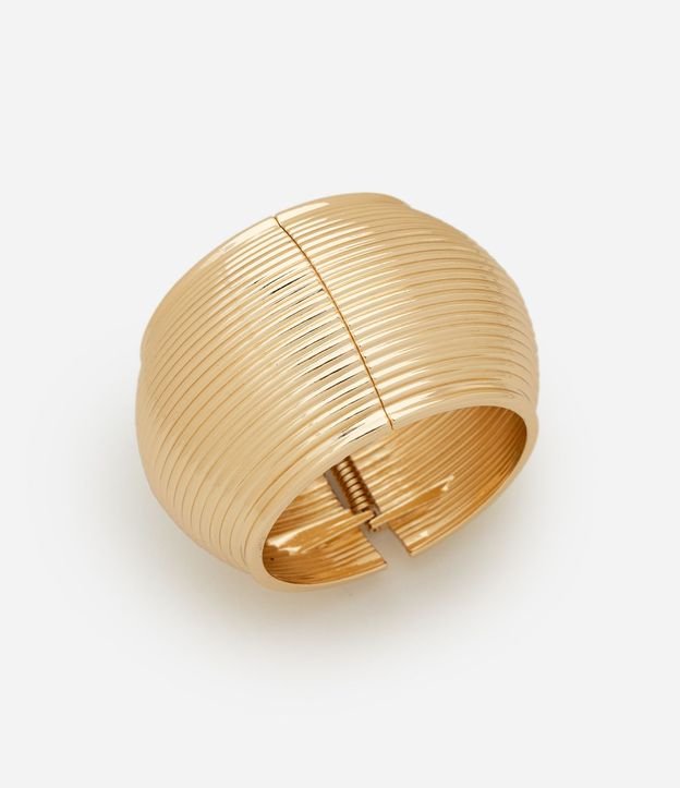 Pulsera Maxi en Metal Texturizado