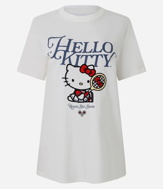 Remera Alargada en Algodón con Estampado Hello Kitty 5