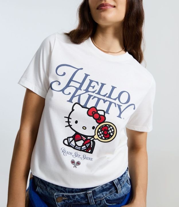 Remera Alargada en Algodón con Estampado Hello Kitty 4