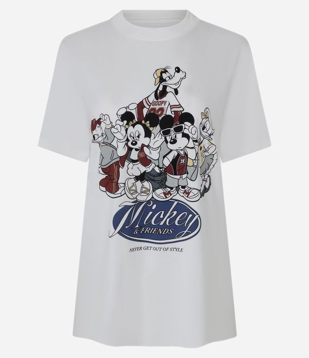 Remera en Algodón con Estampado Mickey y Amigos 4
