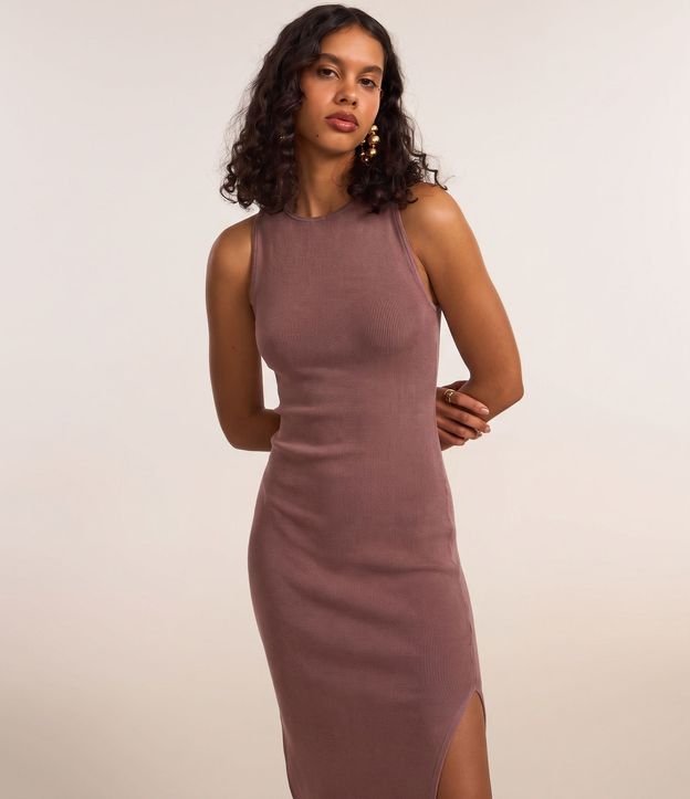 Vestido New Midi en Rib con Espalda Abiertas 8