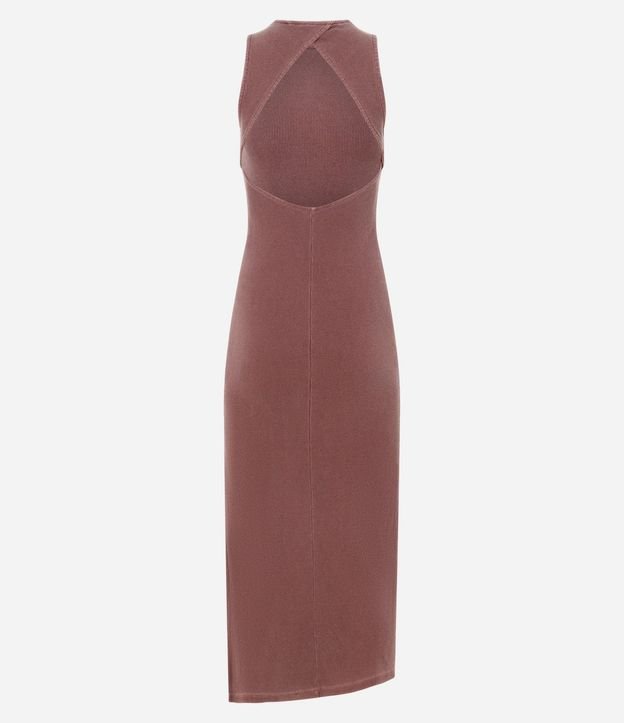 Vestido New Midi en Rib con Espalda Abiertas 4