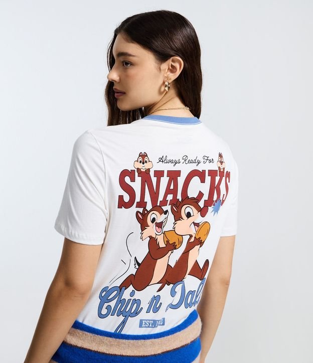 Remera en Algodón con Estampado Snacks Tico y Teco