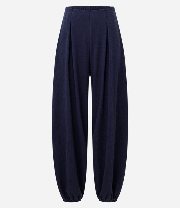 Pantalón Aladim Texturizada con Cintura Elástica
