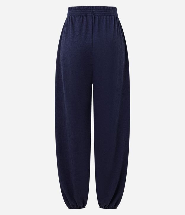 Pantalón Aladim Texturizada con Cintura Elástica 7