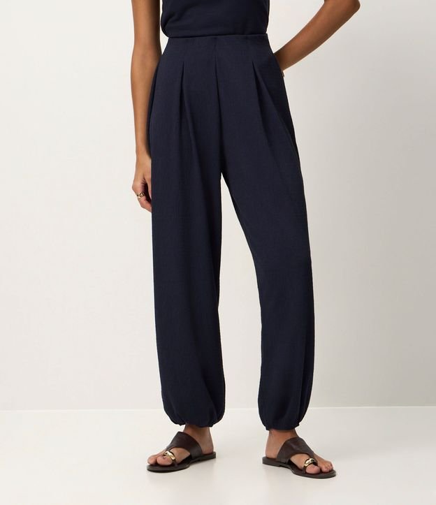 Pantalón Aladim Texturizada con Cintura Elástica 3