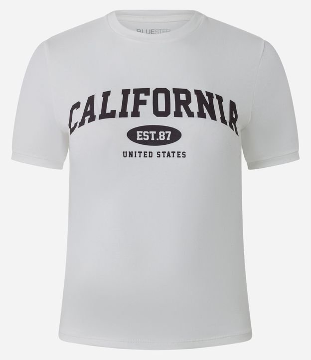 Remera New T-Shirt en Algodón con Lettering California