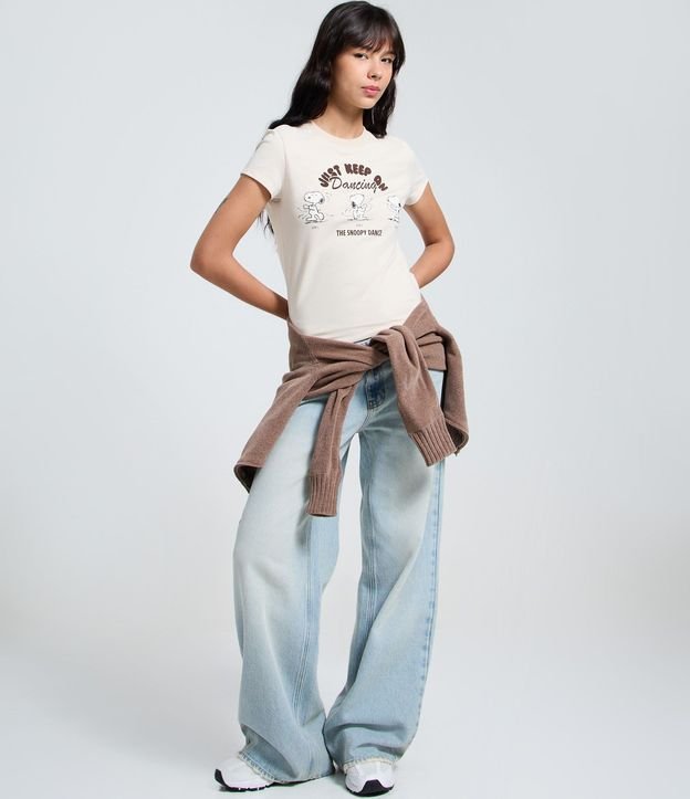 Remera New T-shirt en Algodón con Estampado Snoopy 2