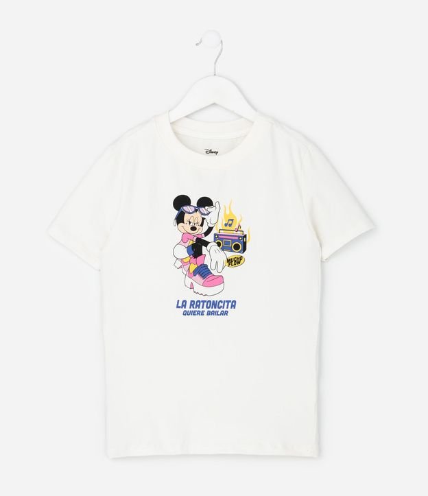 Remera en Algodón con Estampado Minnie 4