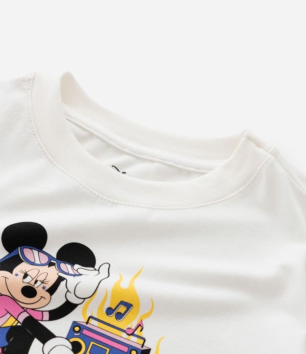 Remera en Algodón con Estampado Minnie 7