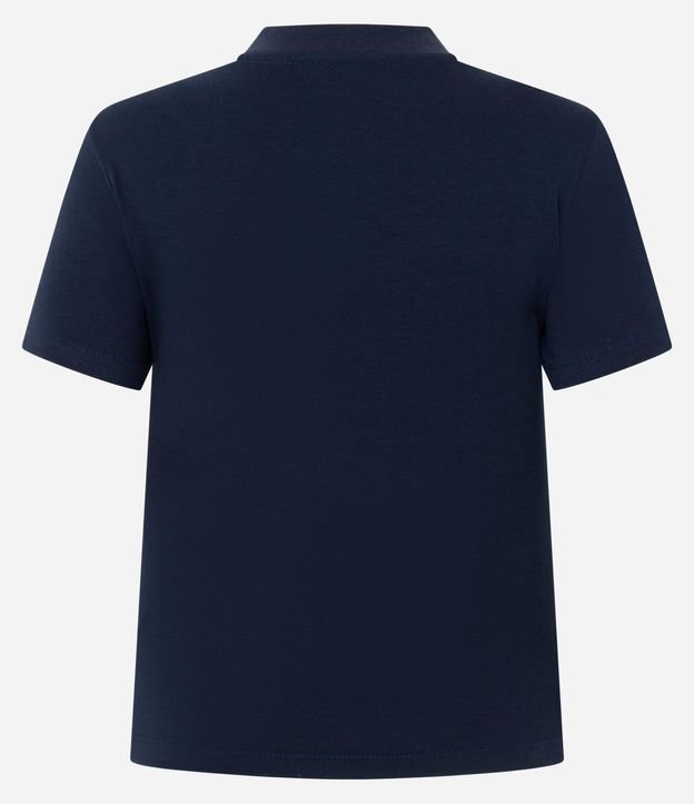 Remera Manga Corta en Algodón con Lettering Oregon 5