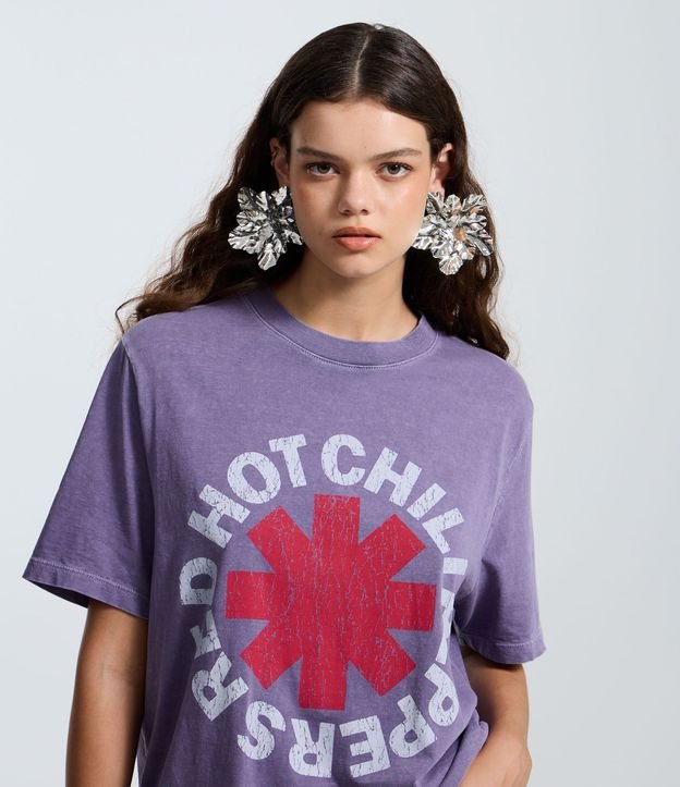 Remera en Algodón con Estampado Red Hot Chili Peppers