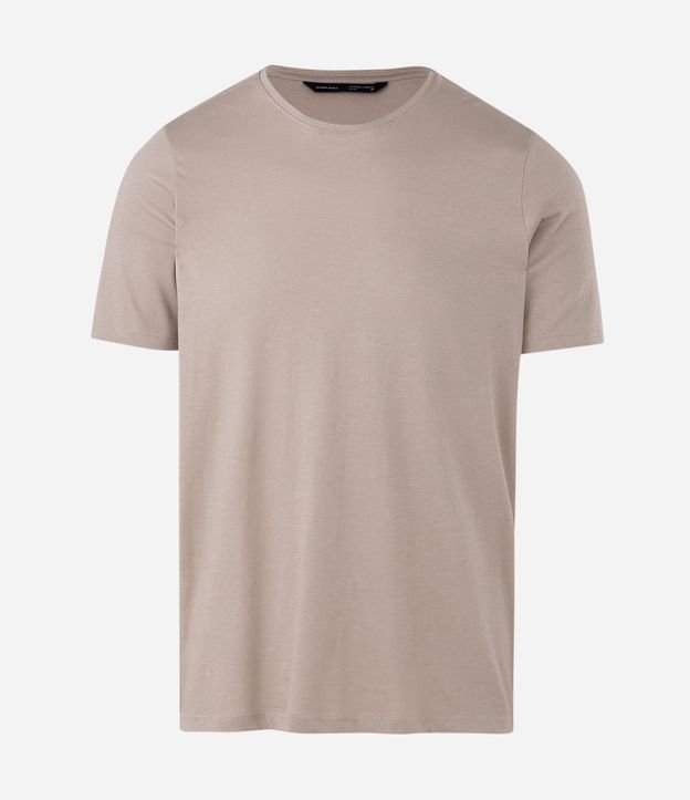 Remera Slim Básica en Algodón Peruano con Cuello Redondo 2