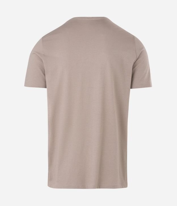 Remera Slim Básica en Algodón Peruano con Cuello Redondo 3