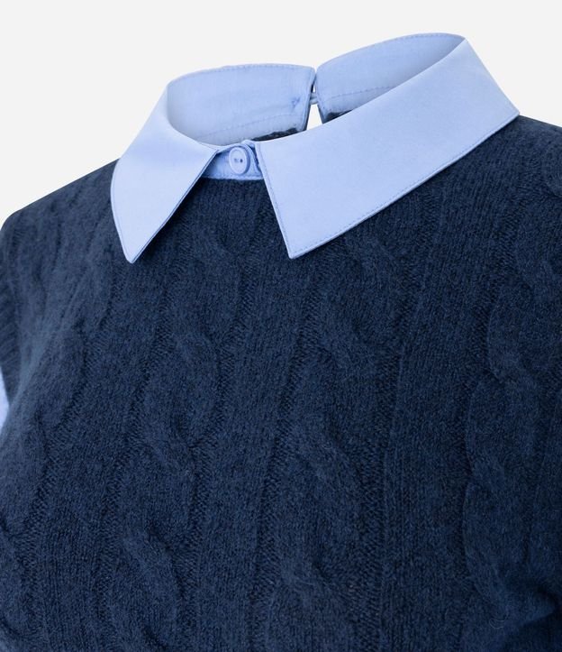 Camisa en Punto con Efecto Superposición 7