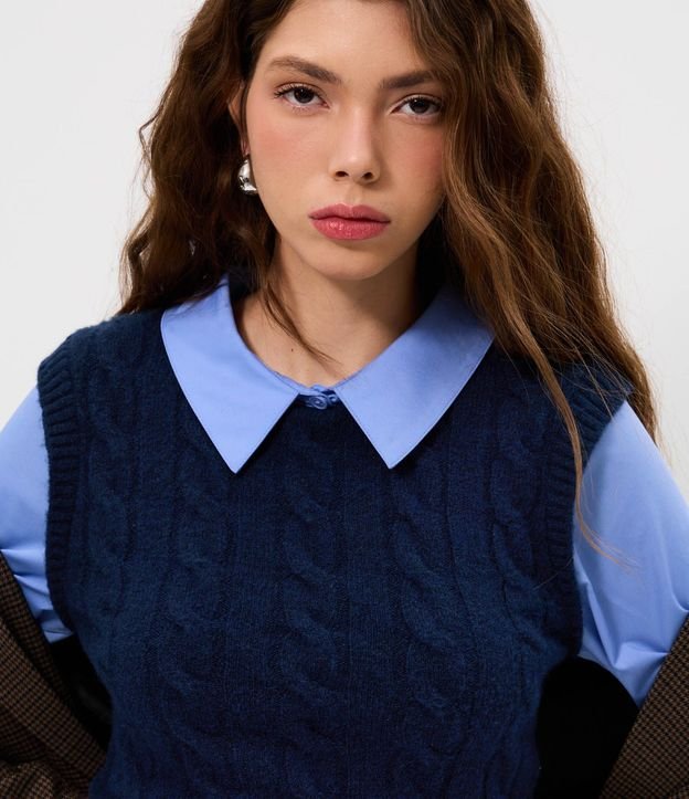Camisa en Punto con Efecto Superposición 4