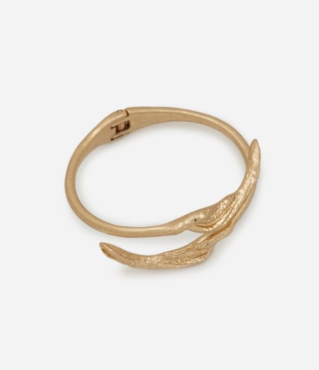 Pulsera en Metal con Formato de Pétalo de Flor 2