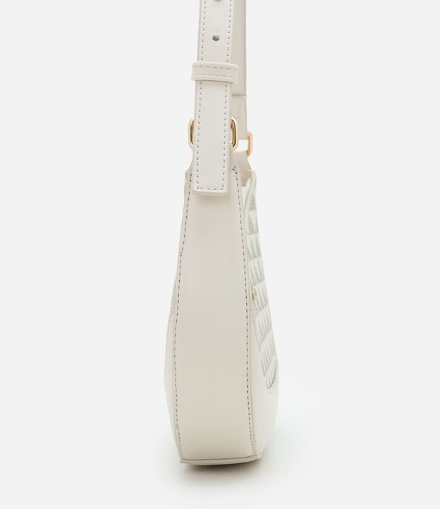 Cartera Baguette Pequeña con Estampa de Triangulos 3
