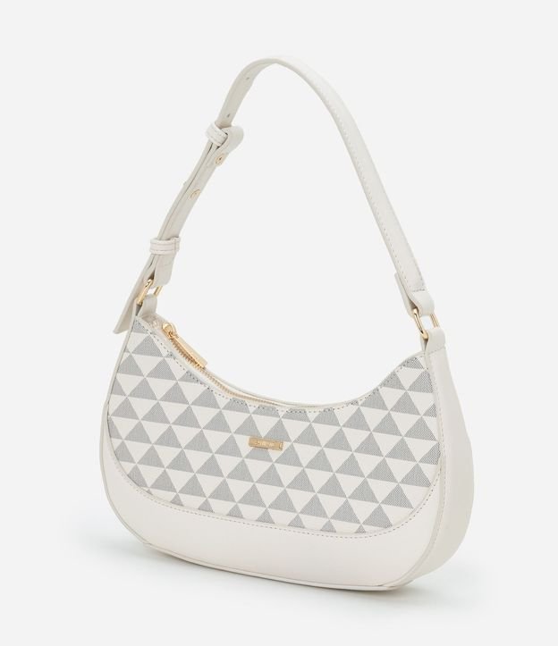 Cartera Baguette Pequeña con Estampa de Triangulos 5