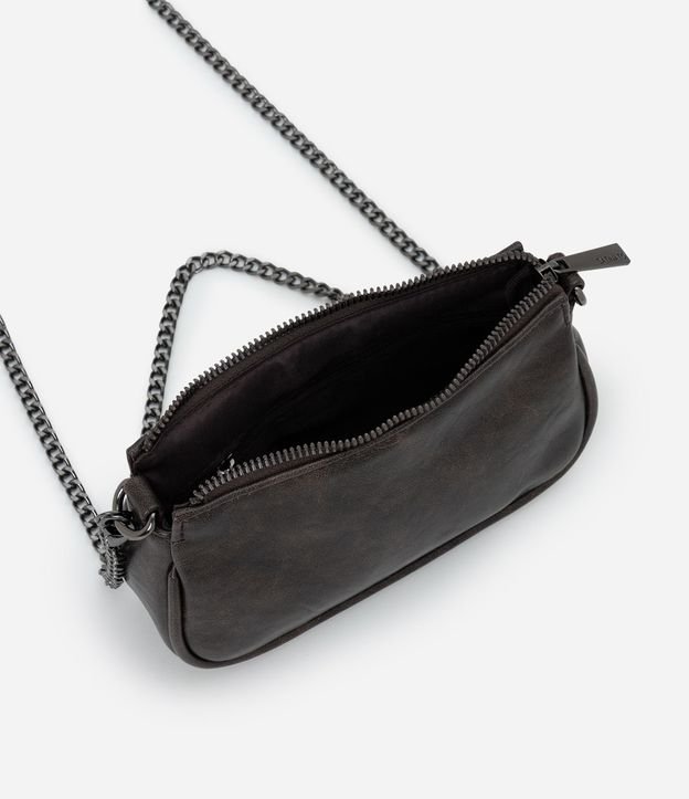 Cartera Transversal Pequeña en PU con Asa en Cadena 4