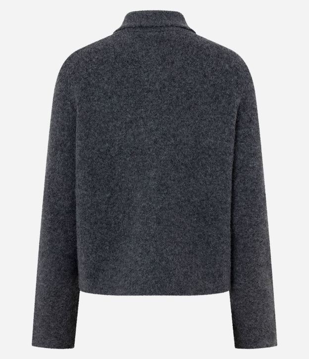 Campera Regular en Punto con Bolsillos Aplicados 8