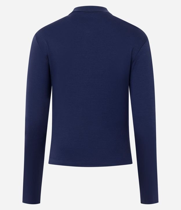 Blusa Polo con Manga Larga en Algodón 5