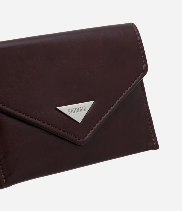 Billetera Sobre Pequeña en PU con Detalle Triangular 3