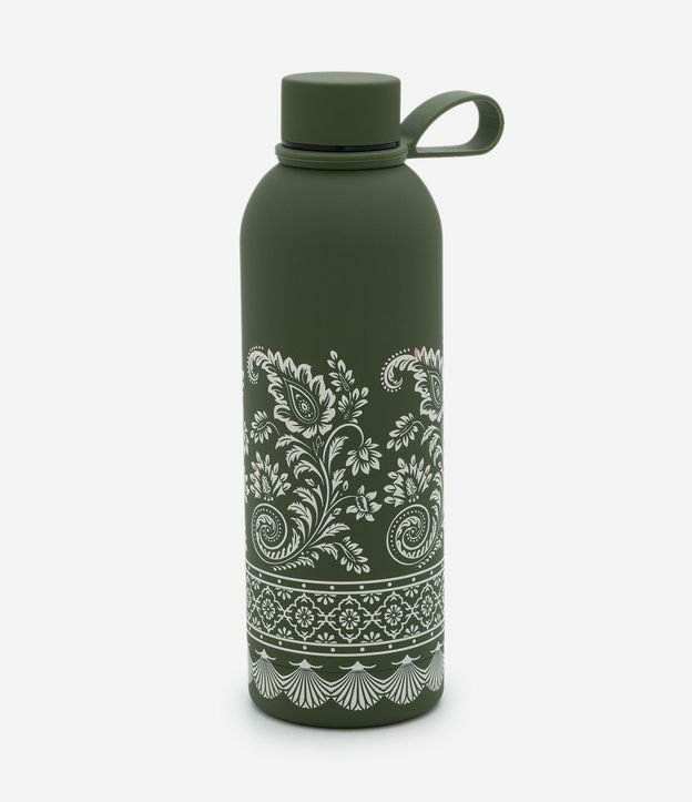 Botella Térmica con Estampado Paisley 500ml
