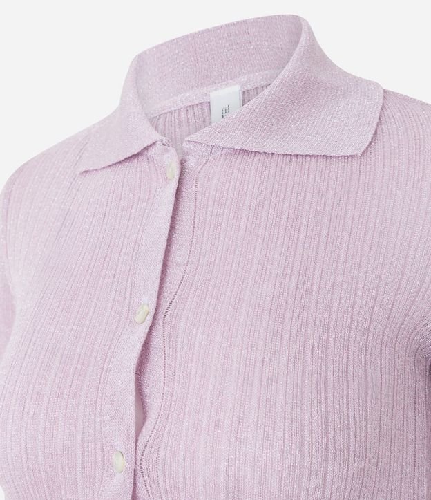 Blusa en Punto Manga Larga con Detalles Contrastantes 2