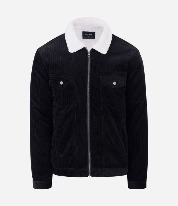 Campera en Terciopelo con Sherpa 7