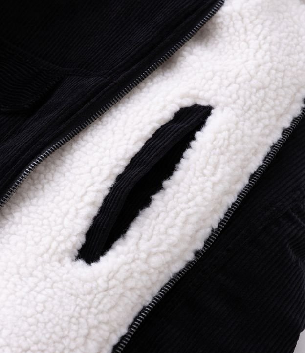 Campera en Terciopelo con Sherpa 13