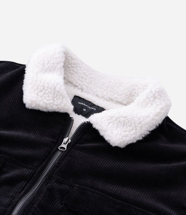 Campera en Terciopelo con Sherpa 15