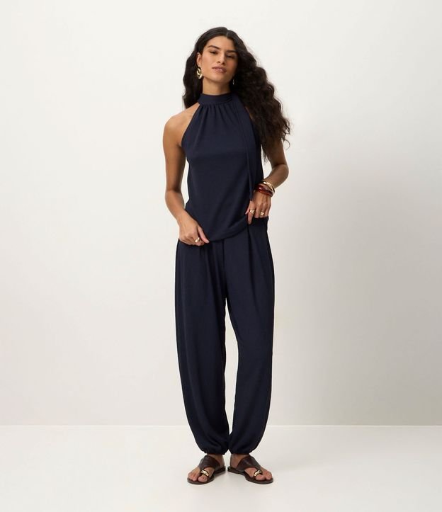 Blusa Cuello Alto con Lazo en Lazo 2