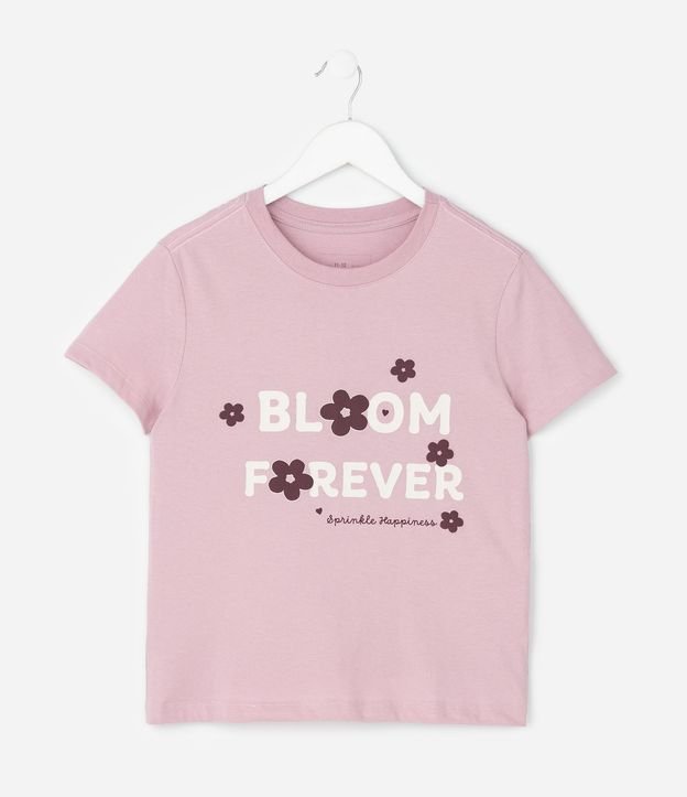 Remera Infantil con Lettering Bloom Forever – Talle 7 a 16 años 2