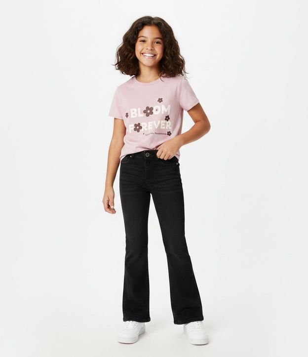 Remera Infantil con Lettering Bloom Forever – Talle 7 a 16 años