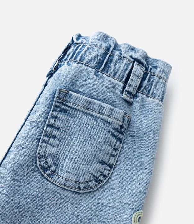 Pantalón Infantil en Jeans con Moñitas Laterales – Talle 0 a 18 Meses 7