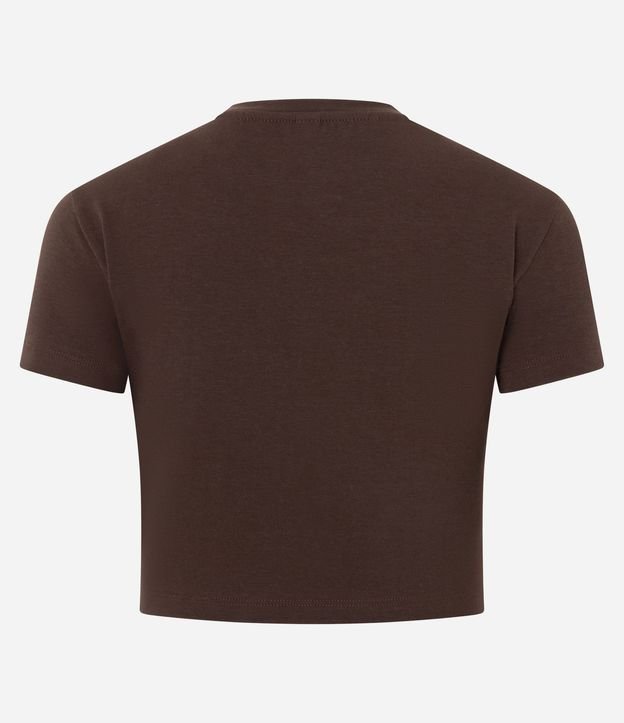 Blusa Cropped Manga Corta en Cotton 6