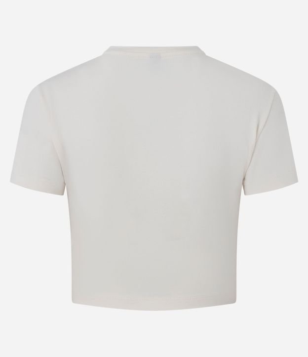 Blusa Cropped Manga Corta en Cotton 8