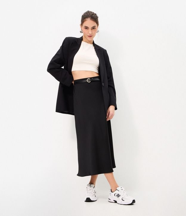 Blusa Cropped Manga Corta en Cotton 4