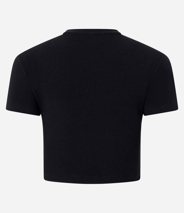 Blusa Cropped Manga Corta en Cotton 5