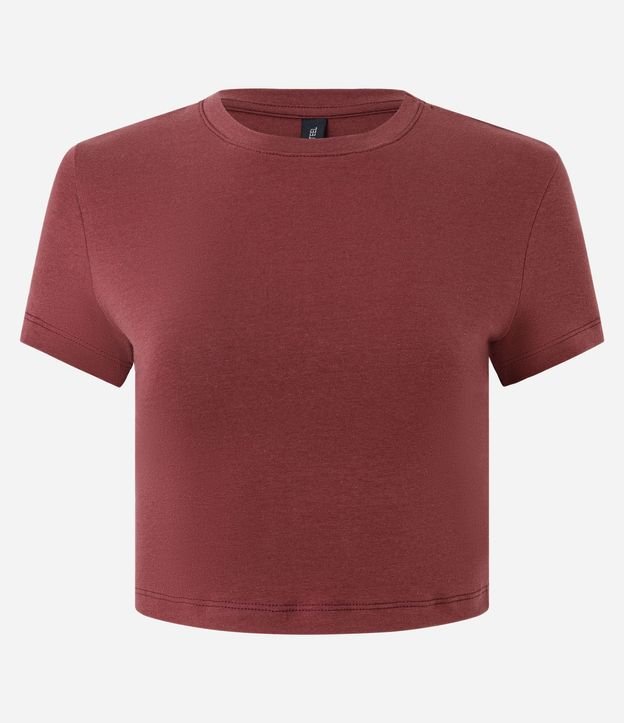 Blusa Cropped Manga Corta en Cotton 2