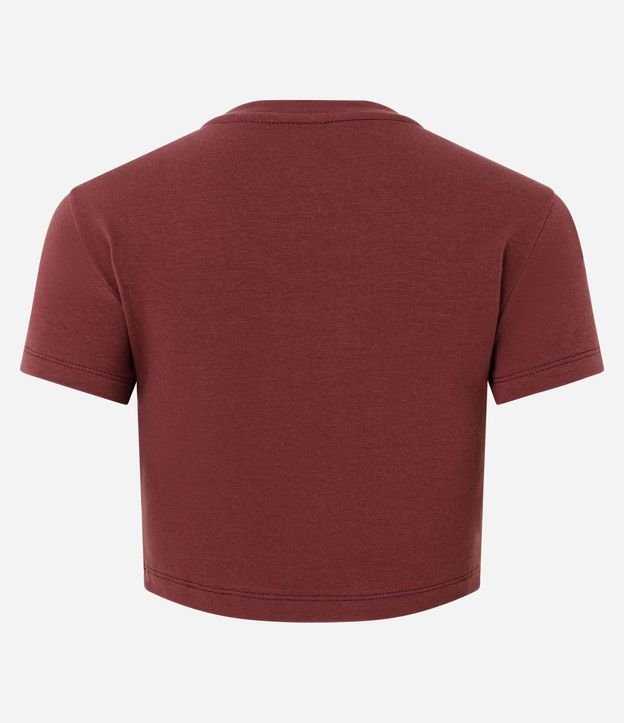 Blusa Cropped Manga Corta en Cotton 3